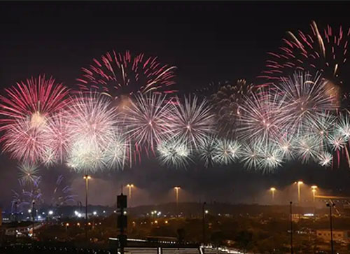 新宁县焰火晚会